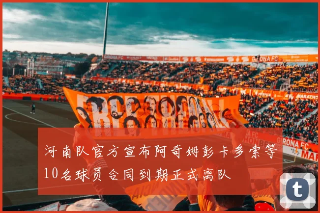 河南队官方宣布阿奇姆彭卡多索等10名球员合同到期正式离队